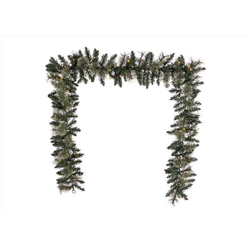 Celebrations 09-03020A 9 ft. L LED Prelit Multicolored Mixed Pine Garland