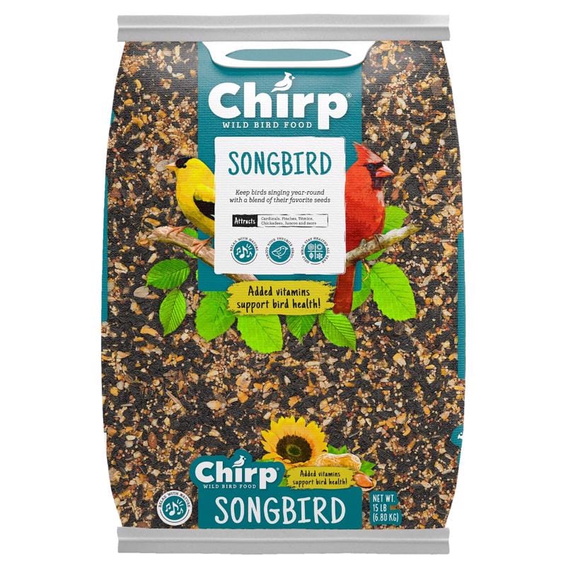 Chirp 14980 Songbird Wild Bird Food 15 lb
