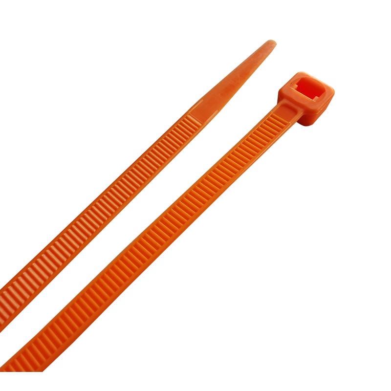 Home Plus LH-S-200-8-OE 8 in. L Orange Cable Tie 100 pk
