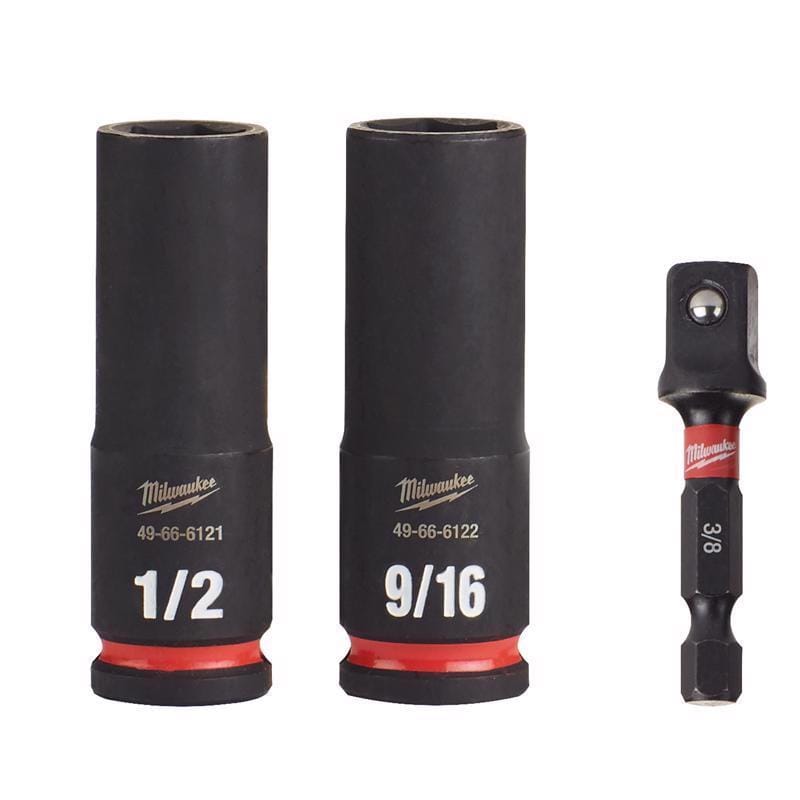 Milwaukee 49-66-4417 Shockwave 3/8" Drive SAE Thin Wall Deep Imp