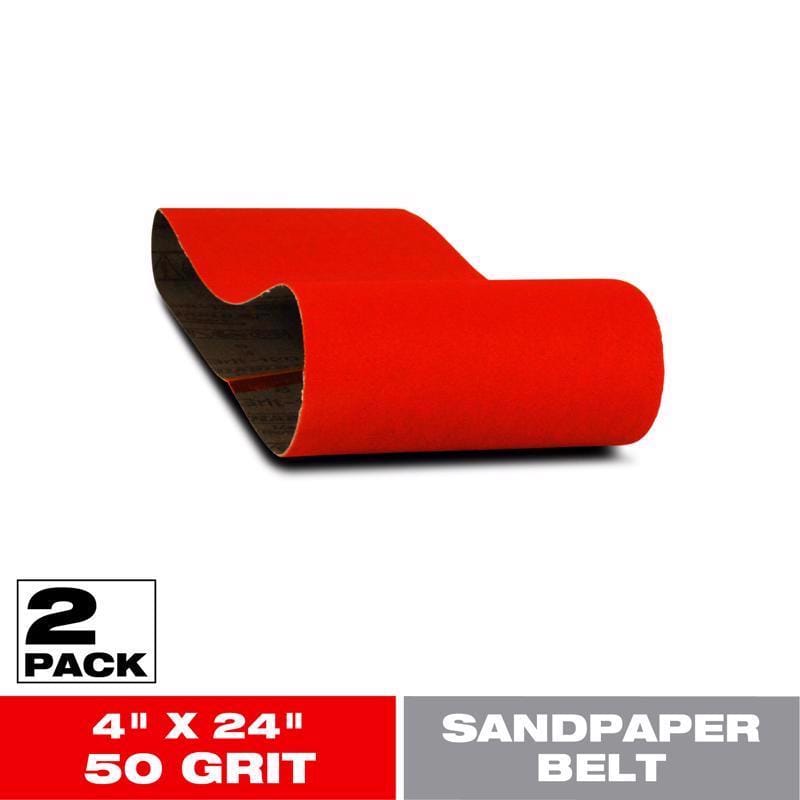 Diablo DCB424120S02G 24 in. L X 4 in. W Premium Zirconium Blend Sanding Belt 120 Grit Fine 2 pk
