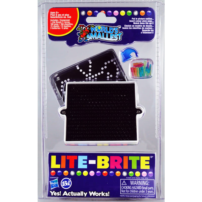 Super Impulse 545 World's Smallest Lite Brite Multicolored 166 pc