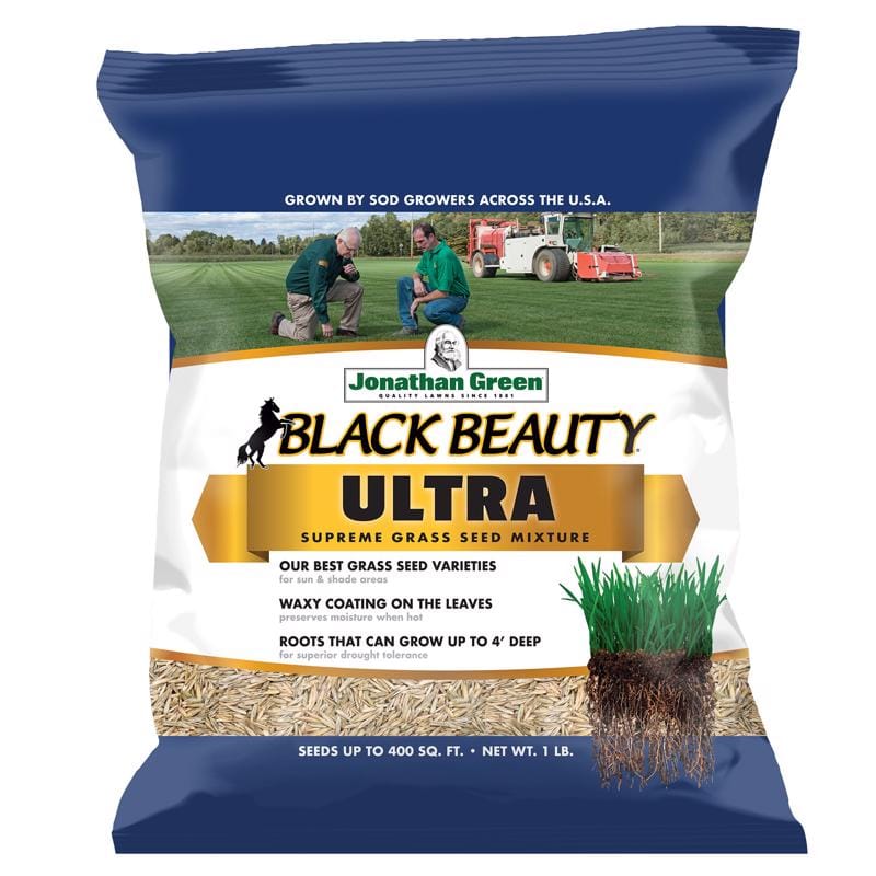 Jonathan Green 10320 Black Beauty Ultra All Grasses Sun or Shade Grass Seed 1 lb
