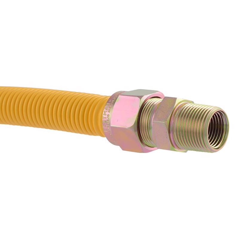 Eastman 40YE54V536B 3/4 in. MIP in. X 3/4 in. D FIP 36 in. Stainless Steel Gas Connector
