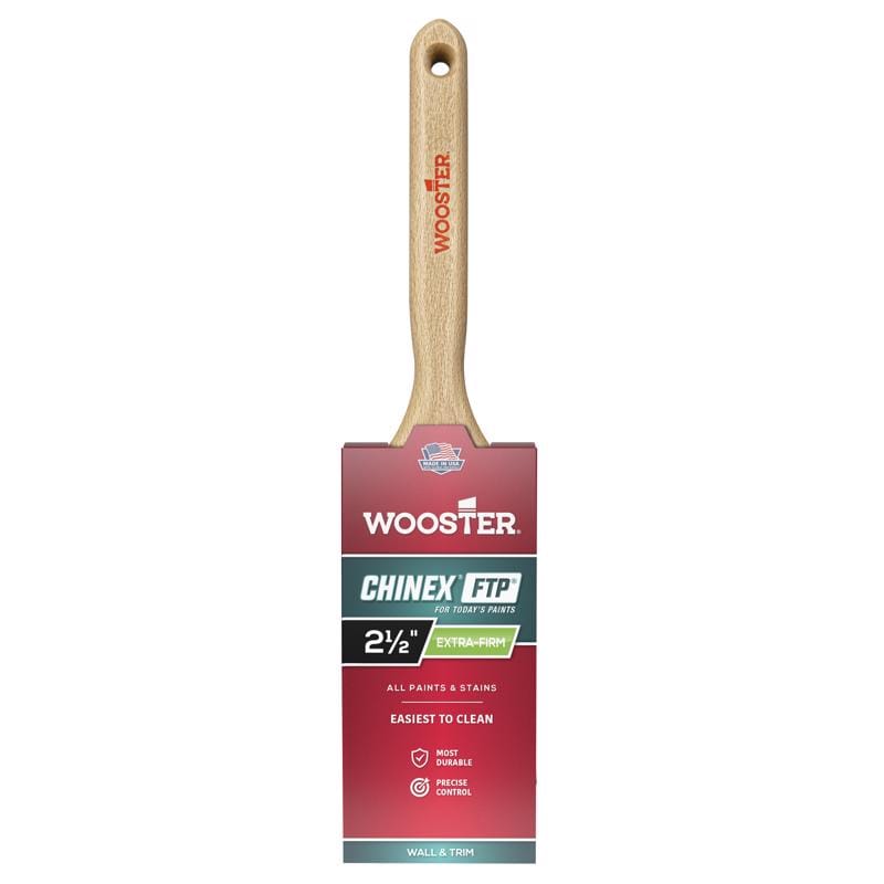 Wooster 4412-2 1/2 Chinex FTP 2-1/2 in. Extra Firm Flat Paint Brush