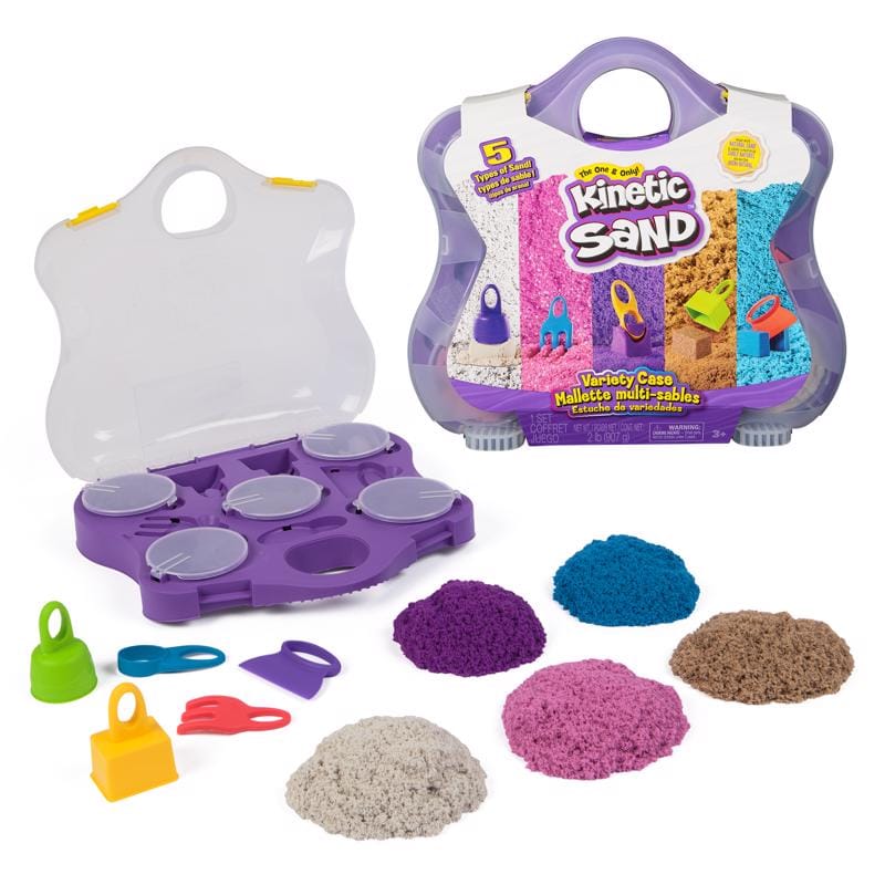 SPIN Master 6069784 Mallette Multi-Sables Kinetic Sand Assorted
