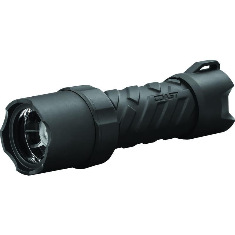 Coast 20763 Polysteel 200 320 lm Black LED Twist Flashlight AAA Battery