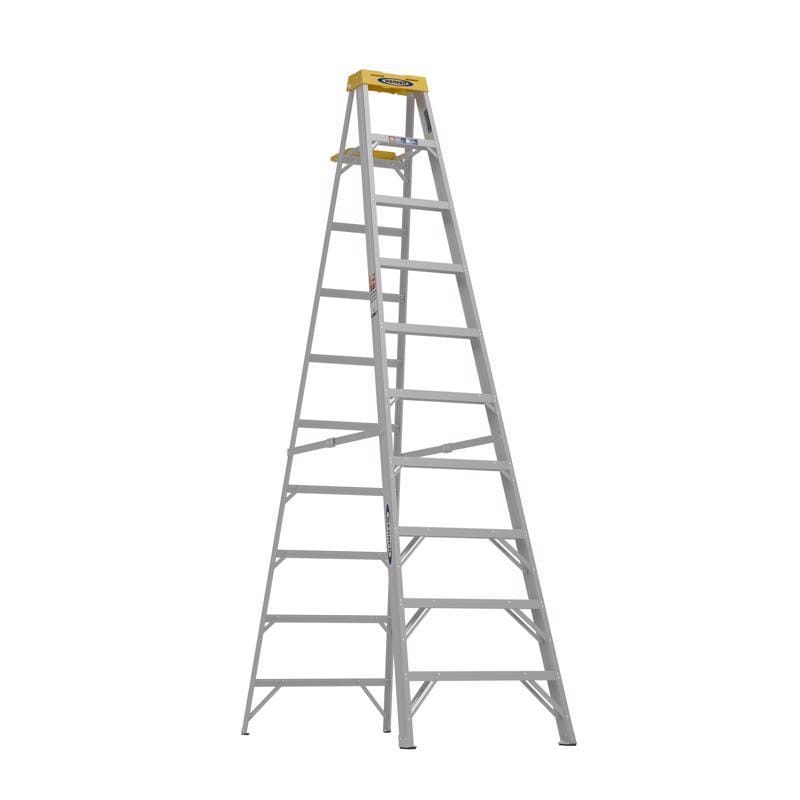 Werner 310 10 ft. H Aluminum Step Ladder Type IA 300 lb. cap.
