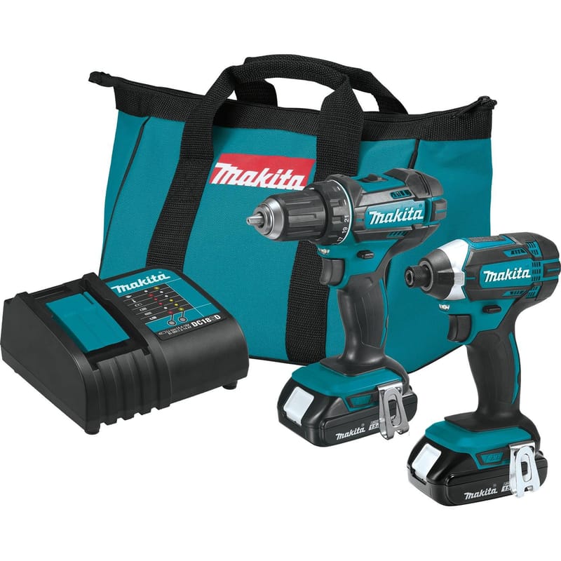 Makita CT225SYX 18V LXT Cordless Brushed 2 Tool Combo Kit