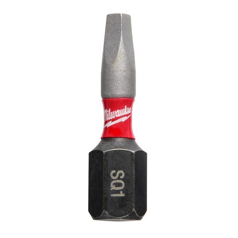 Milwaukee 48-32-4421 Shockwave Insert Bit Sq Recess #1 - 2 Pack