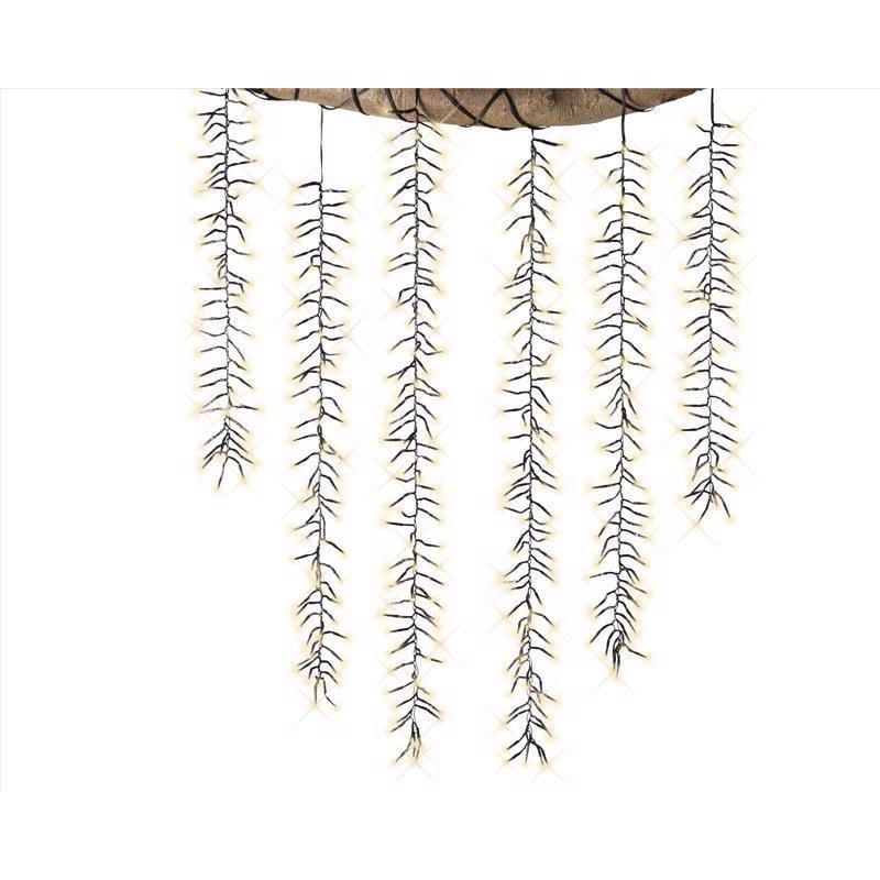 Celebrations 9922039 Gold LED Rice Clear/Warm White 480 ct Novelty Christmas Lights 7 ft.