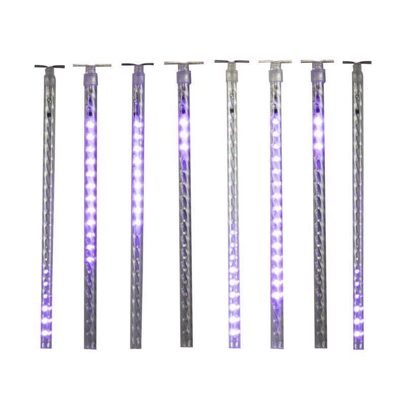 Celebrations 22-08005A Purple 12 in. LED Meteor Lights Halloween Decor