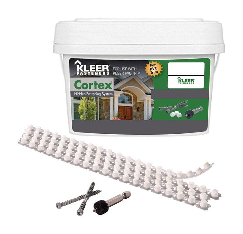 Kleer 6089131 Cortex No. 7 acre X 2 in. L Hex Drive Hex Head Self Tapping Trim Screws with Plugs