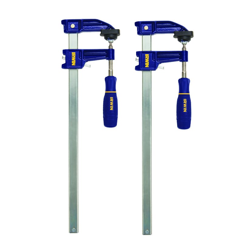 Irwin IRHT83240 12 in. X 2-1/2 in. D F Clamp Set 600 lb 2 pk