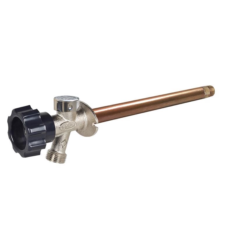 Prier 478-12 1/2 in. MPT X 1/2 in. Sweat Anti-Siphon Brass Freezeless Wall Faucet