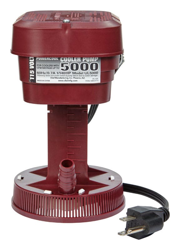Dial 1055 Red Plastic Evaporative Cooler Pump