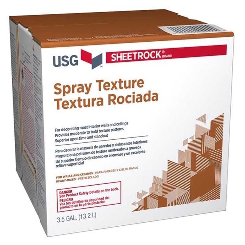 USG Sheetrock 540750 Sheetrock White Water-Based Wall and Ceiling Texture Paint 3.5 gal