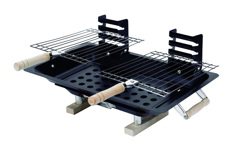 Marsh Allen 30002 18 in. Hibachi Charcoal Grill Black