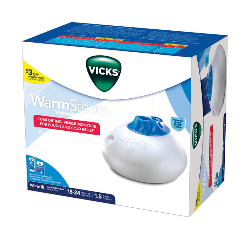 Vicks V150SGNLV2 WarmSteam 1.5 gal 12 sq ft Automatic Steam Vaporizer
