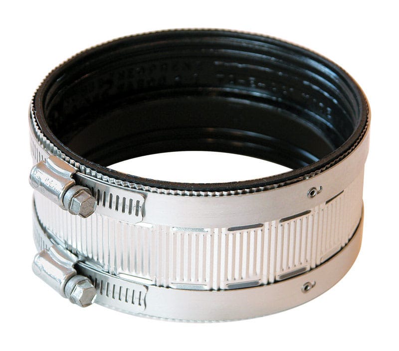 Fernco 14400 Schedule 40 4 in. 4 in. D PVC No Hub Coupling 1 pk