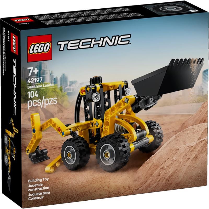 Lego 42197 Technic Backhoe Loader Building Toy Multi 104 pc