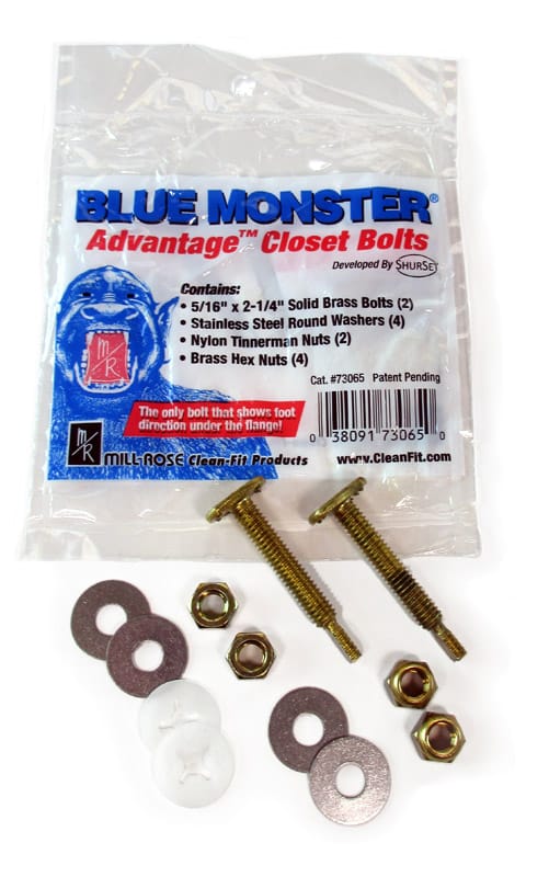 Blue Monster 73065 Closet Bolts