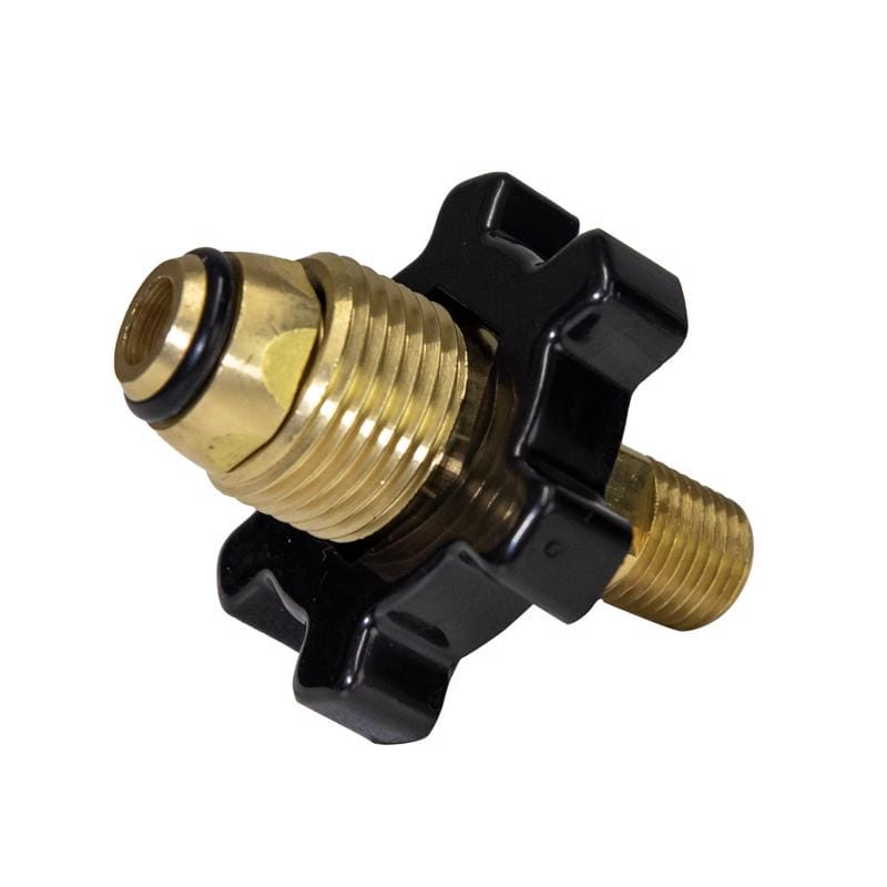 MR. Heater F273762 1/4 in. D Brass Male Pipe Thread x Full Flow Soft Nose P.O.L. Propane Fitting