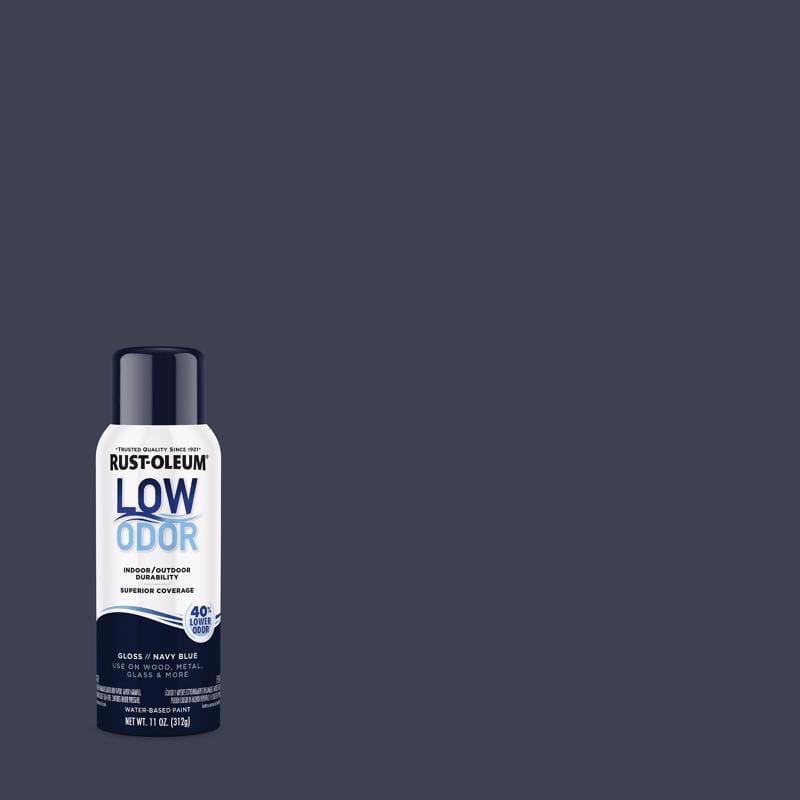 Rust-Oleum 388271 Low Odor Gloss Navy Blue Spray Paint 11 oz