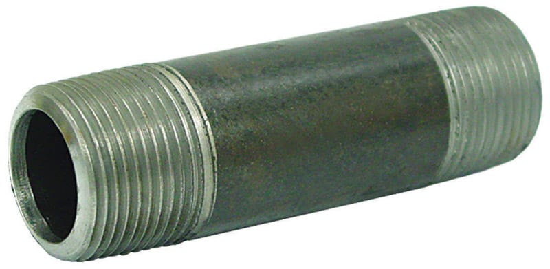 Anvil 8700138301 Beck 3/8 in. MPT Black Steel 12 in. L Nipple
