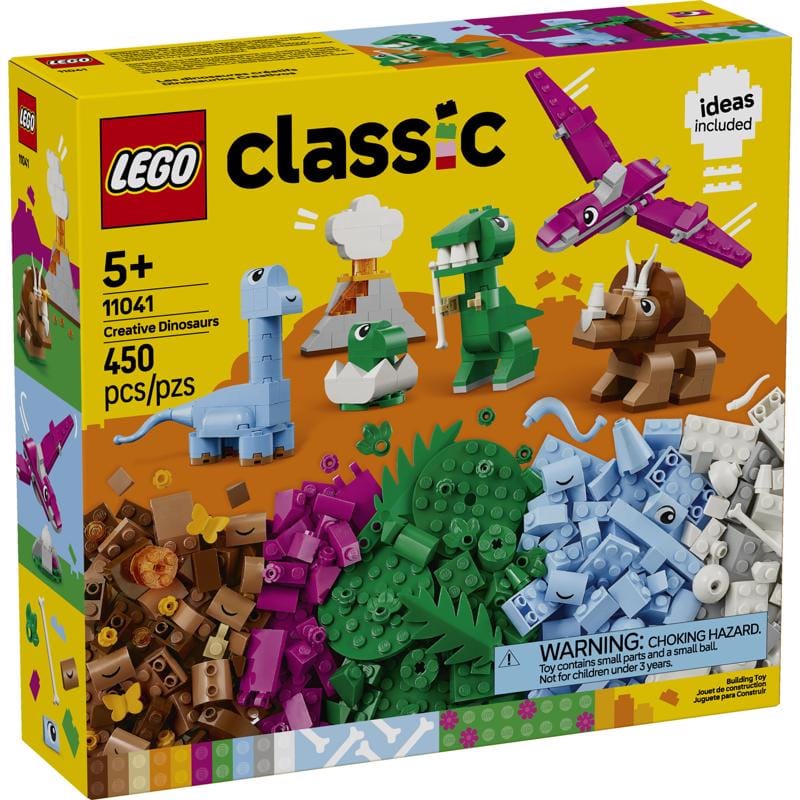 Lego 11041 Classic Creative Dinosaurs Building Set Multicolor 450 pc