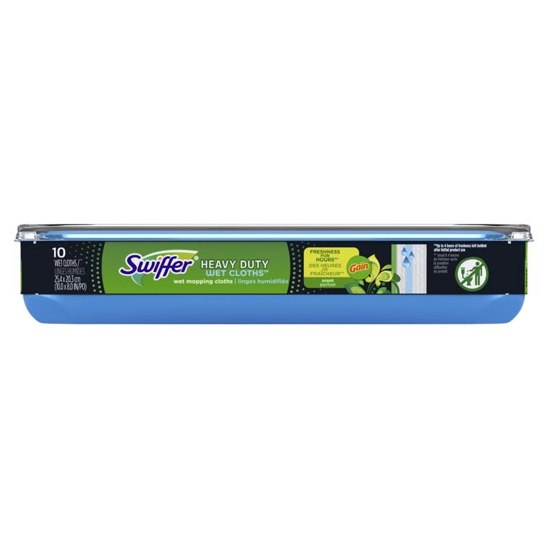 Swiffer 80374075 Sweeper 5.4 in. Wet Microfiber Mop Refill Pad 10 pk