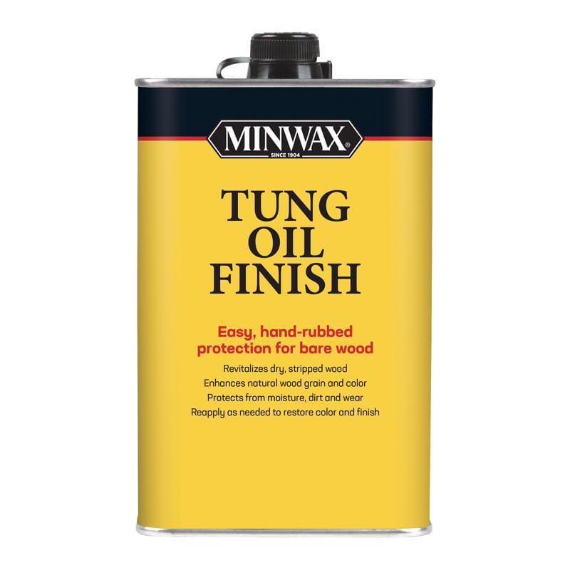 Minwax 67500000 Tung Oil Finish Amber Oil-Based Tung Oil 1 qt