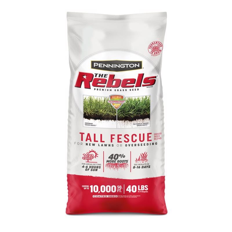 Pennington 100543731 The Rebels Tall Fescue Grass Sun or Shade Grass Seed 40 lb