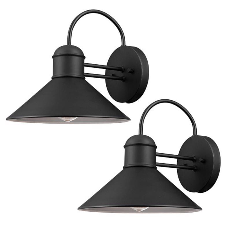 Globe Electric 44165 Sebastien 1-Light Matte Black Wall Sconce