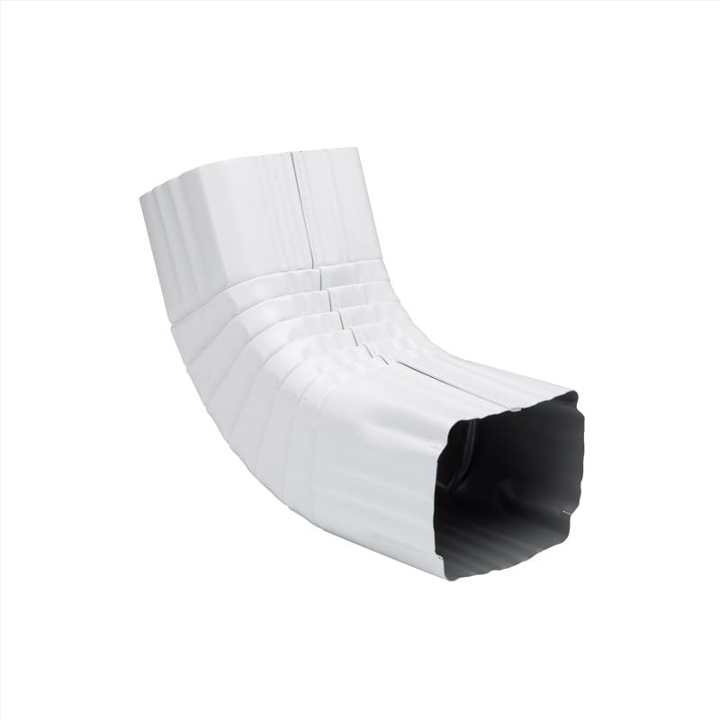 Amerimax 47264HP 2.8 in. H X 4.18 in. W X 11.5 in. L White Aluminum A Gutter Elbow