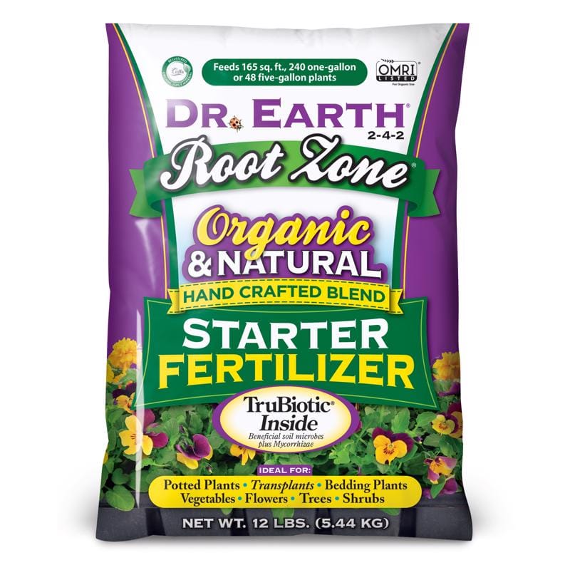 DR. Earth 743 Root Zone Organic All Purpose 2-4-2 Plant Fertilizer 12 lb