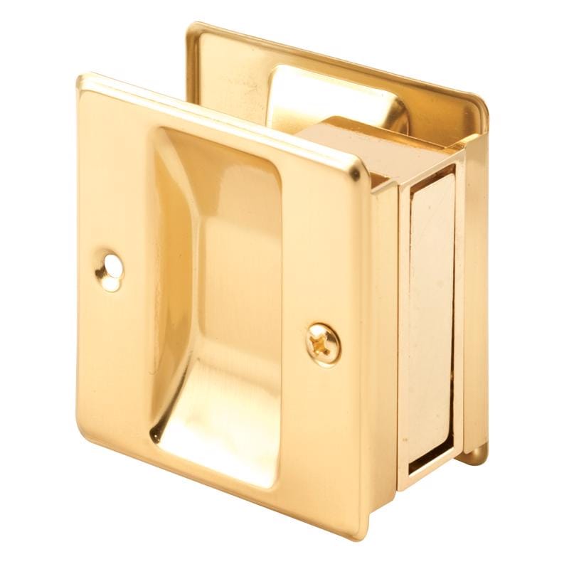 Prime-Line N 6770 2.5 in. L Polished Gold Brass Combination Pull