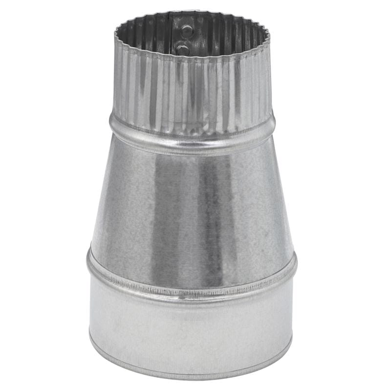 Imperial GV0808-A 4 in. D X 3 in. D Galvanized Steel Furnace Pipe Reducer