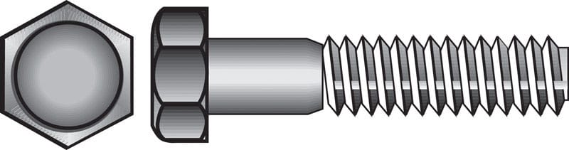 Hillman 190540 3/4 in. D X 8 in. L Zinc Plated Steel Hex Bolt 20 pk