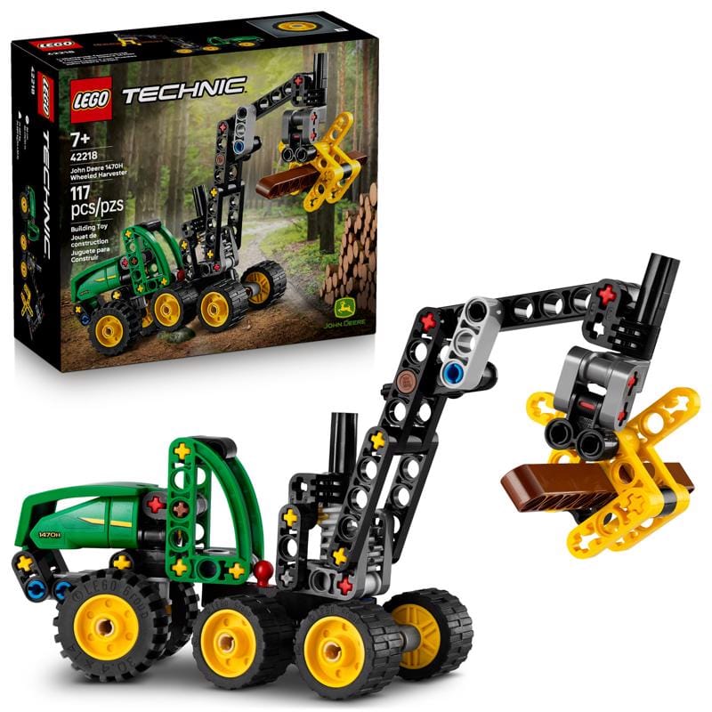 Lego 42218 Technic John Deere 1470H Wheeled Harvester Building Set Multi 117 pc