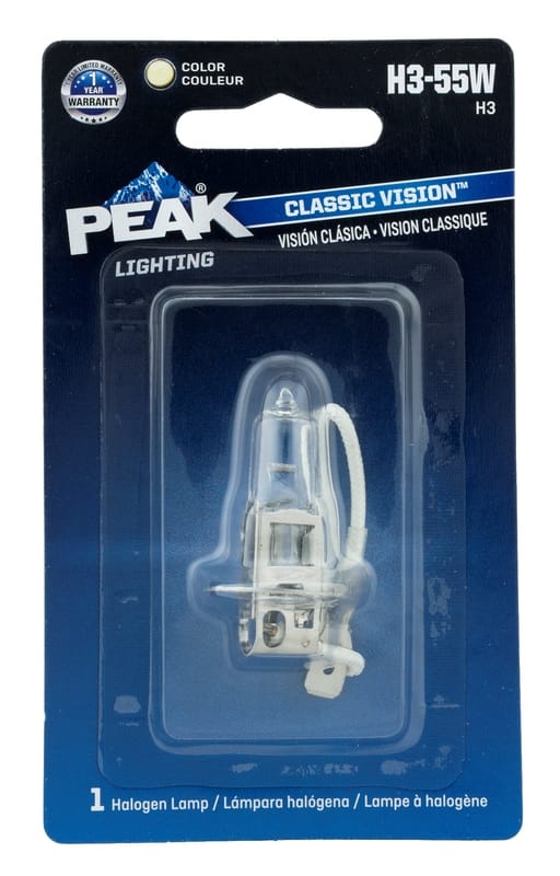 Peak H3-55W-BPP Classic Vision Halogen Fog Automotive Bulb H3-55W