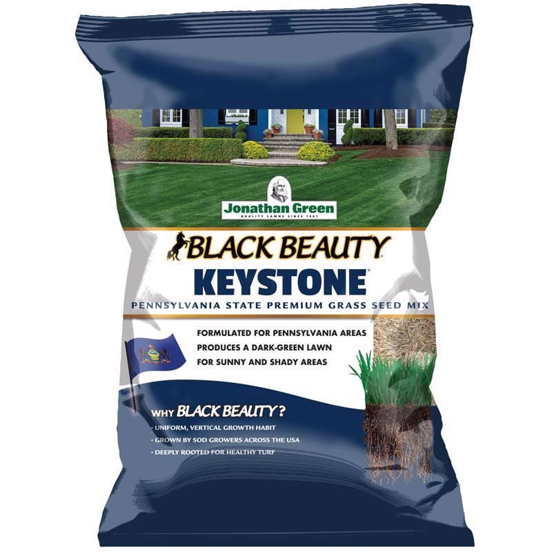 Jonathan Green 10362 Black Beauty Keystone All Grasses Sun or Shade Grass Seed 25 lb