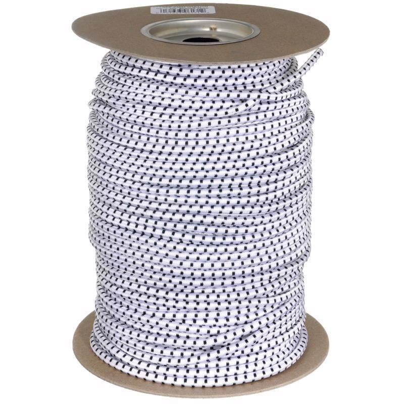 Keeper 06171 White Bungee Cord Reel 300 ft. L X 1/4 in. 1 pk