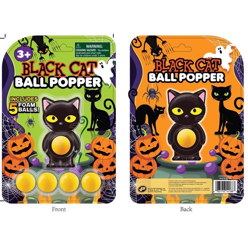 Master Toys 14188 Black Cat Ball Popper Toy 1 pk