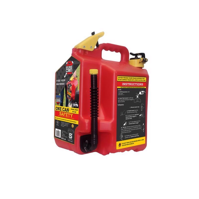 Surecan SUR5SFG2 Plastic Safety Gas Can 5 gal