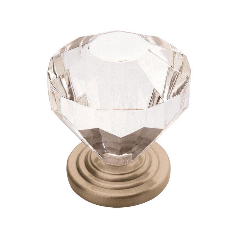Amerock 14303G10 Traditional Classics Round Cabinet Knob 1-1/4 in. D 1-3/8 in. Satin Nickel 1 pk