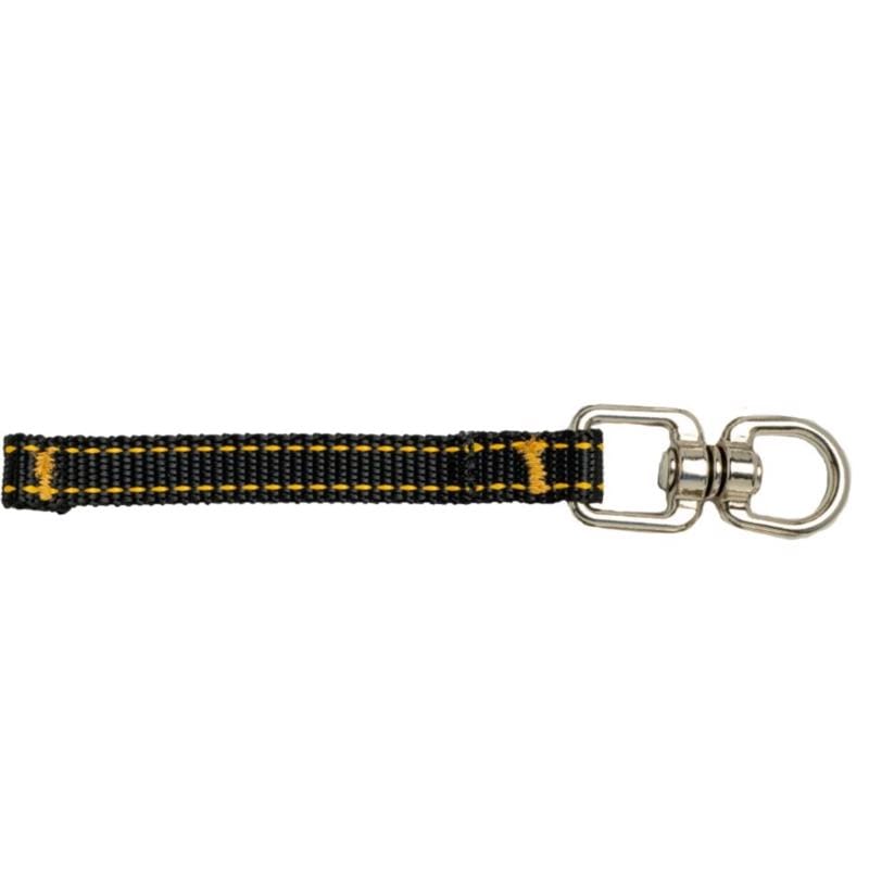 Dewalt DXDP710422 Polyester Webbing Swivel Tool Attachment 4.5 in. L Black/Yellow