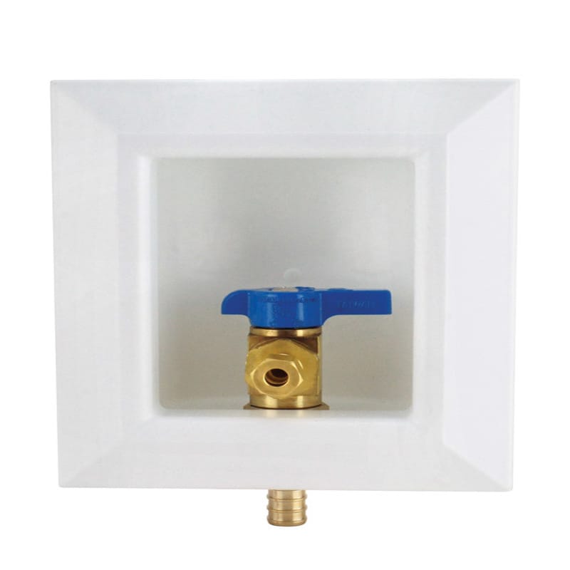 Apollo APXBOXIM 1/2 in. D Ice Maker PEX Barb Ice Maker Outlet Box