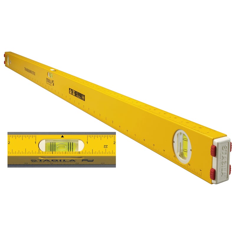 Stabila 29148 48 in. Aluminum Type 80 A-2 Box Frame Level 3 vial