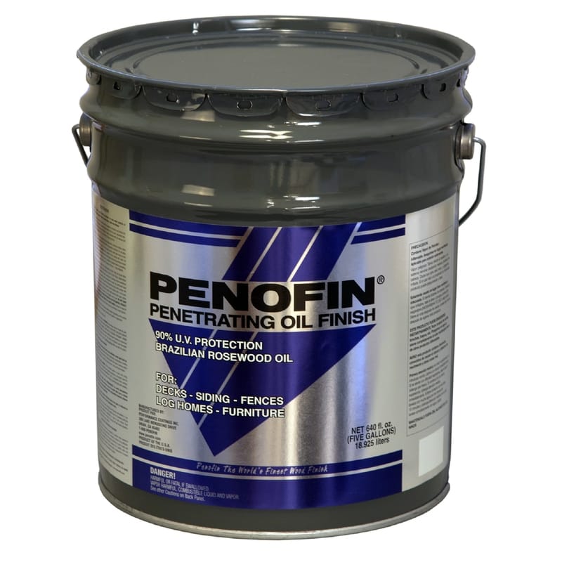 Penofin F5ECL5G Transparent Matte Clear Oil-Based Penetrating Wood Stain 5 gal